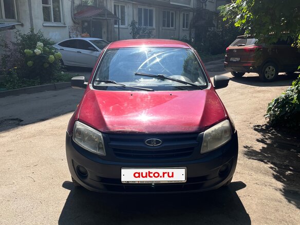 2013 Lada (ВАЗ) Granta I, красный, 210000 рублей - вид 1