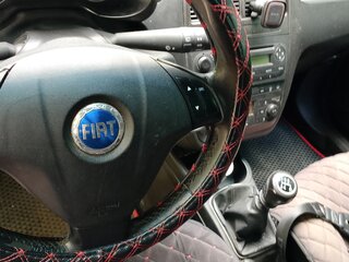 2007 Fiat Punto III Grande Punto, красный, 195000 рублей, вид 4