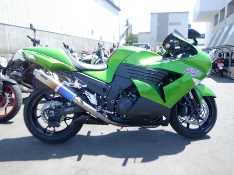 2009 Kawasaki ZX-14R, зелёный, 749000 рублей, вид 2