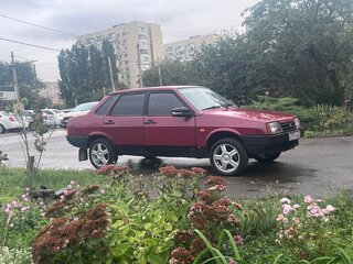 1994 Lada (ВАЗ) 21099, красный, 110000 рублей, вид 2