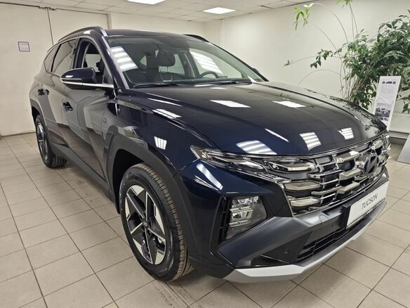 2026 Hyundai Tucson IV Рестайлинг, синий - вид 4