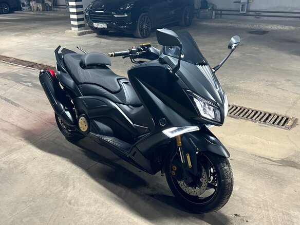 2015 Yamaha TMAX, чёрный, 730000 рублей - вид 2