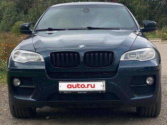 2012 BMW X6 30d I (E71) Рестайлинг, зелёный, 2350000 рублей - вид 1