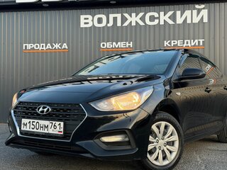 2019 Hyundai Solaris II, чёрный, 1255000 рублей, вид 3