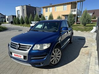 2008 Volkswagen Touareg I Рестайлинг, синий, 1290000 рублей, вид 2