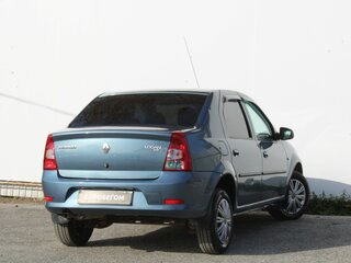 2013 Renault Logan I Рестайлинг, синий, 380000 рублей, вид 4