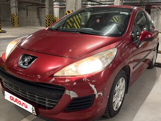 2009 Peugeot 207 I Рестайлинг, красный, 390000 рублей, вид 1