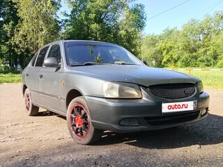 2004 Hyundai Accent ТагАЗ II, серый, 270000 рублей, вид 4