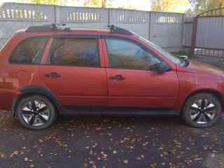 2009 Lada (ВАЗ) Kalina I, красный, 105000 рублей, вид 3