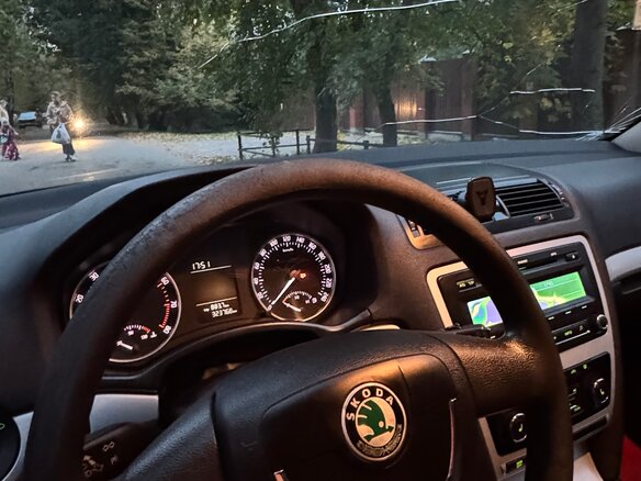 2008 Skoda Octavia II (A5) Рестайлинг, чёрный - вид 9