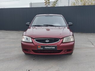 2007 Hyundai Accent ТагАЗ II, красный, 319000 рублей, вид 2