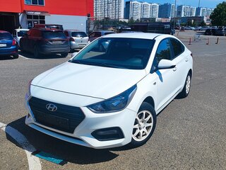 2019 Hyundai Solaris II, белый, 1550000 рублей, вид 1