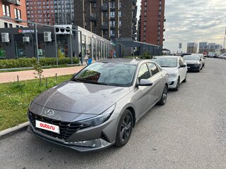 2021 Hyundai Elantra VII (CN7), серый, 1800000 рублей, вид 2