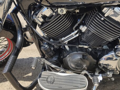 2008 Yamaha XVS400 Drag Star, чёрный, 390000 рублей, вид 5