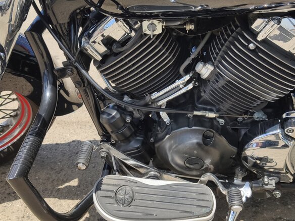 2008 Yamaha XVS400 Drag Star, чёрный, 390000 рублей - вид 4