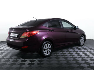 2011 Hyundai Solaris I, фиолетовый, 760000 рублей, вид 5