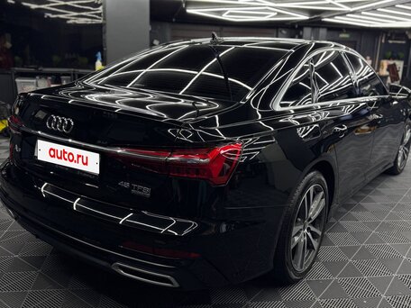2021 Audi A6 45 TFSI V (C8), чёрный, 4750000 рублей, вид 4