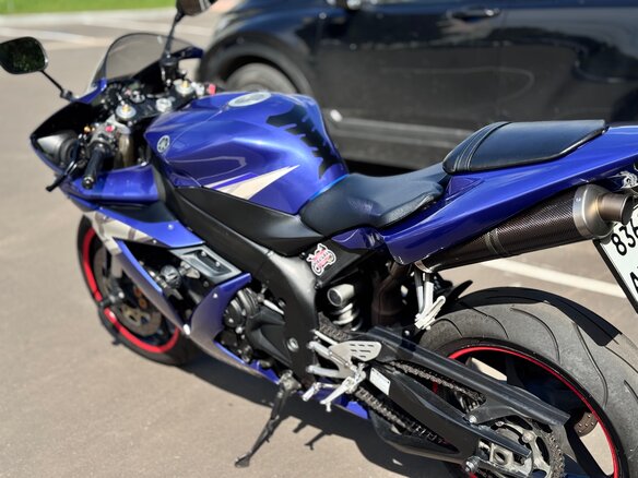 2004 Yamaha YZF-R1, синий, 530000 рублей - вид 9