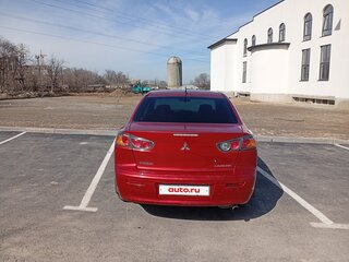 2011 Mitsubishi Lancer X Рестайлинг, красный, 400000 рублей, вид 3