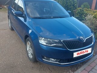2019 Skoda Rapid I Рестайлинг, синий, 1280000 рублей, вид 2