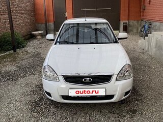 2014 Lada (ВАЗ) Priora I Рестайлинг, белый, 530000 рублей, вид 4