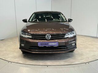 2017 Volkswagen Jetta VI Рестайлинг, коричневый, 1399000 рублей, вид 2