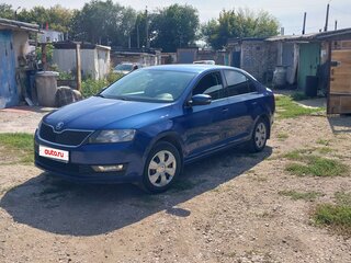 2017 Skoda Rapid I Рестайлинг, синий, 1180000 рублей, вид 1