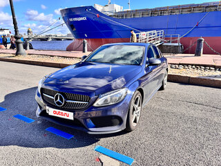 2017 Mercedes-Benz C-Класс 180 9G-TRONIC IV (W205), синий, 1890000 рублей, вид 3