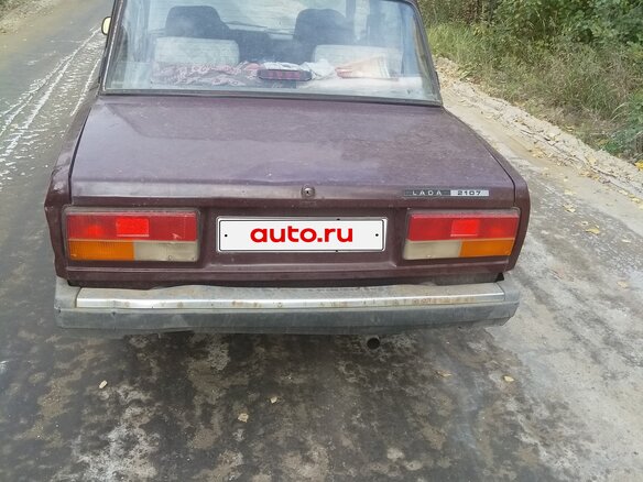 2005 Lada (ВАЗ) 2107, пурпурный, 85000 рублей - вид 2