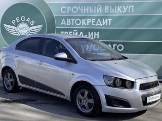 2012 Chevrolet Aveo II, серебристый, 540000 рублей, вид 2