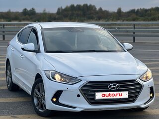 2016 Hyundai Elantra VI (AD), белый, 1000000 рублей, вид 4