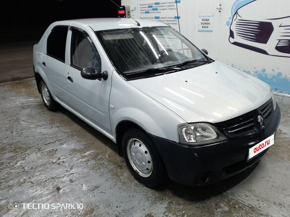 2009 Renault Logan I, серый, 375000 рублей - вид 2