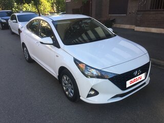 2021 Hyundai Solaris II Рестайлинг, белый, 1415000 рублей, вид 3