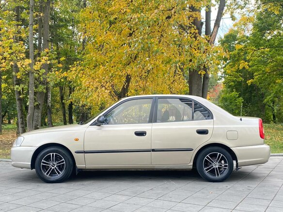 2006 Hyundai Accent ТагАЗ II, жёлтый - вид 5