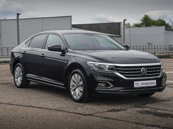 2020 Volkswagen Passat (North America and China), чёрный - вид 2