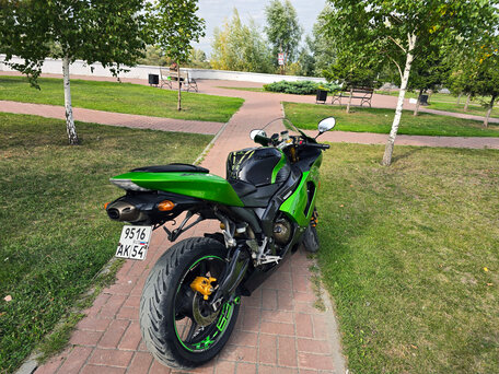 2005 Kawasaki ZX-6R Ninja, чёрный, 465000 рублей, вид 2