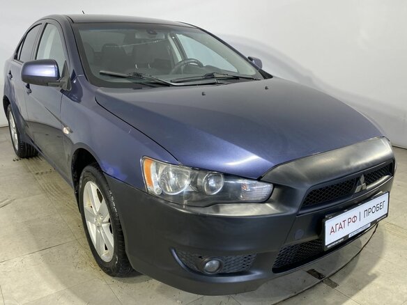 2008 Mitsubishi Lancer X, синий - вид 14