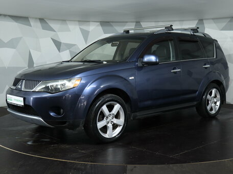 2008 Mitsubishi Outlander II, синий, 785000 рублей, вид 1