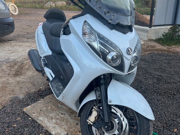 2012 Sym Maxsym 400, белый, 190000 рублей