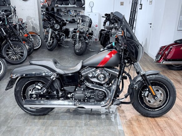 2015 Harley-Davidson Fat Bob, чёрный, 1099000 рублей - вид 1