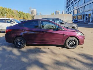2013 Hyundai Solaris I, фиолетовый, 880000 рублей, вид 4