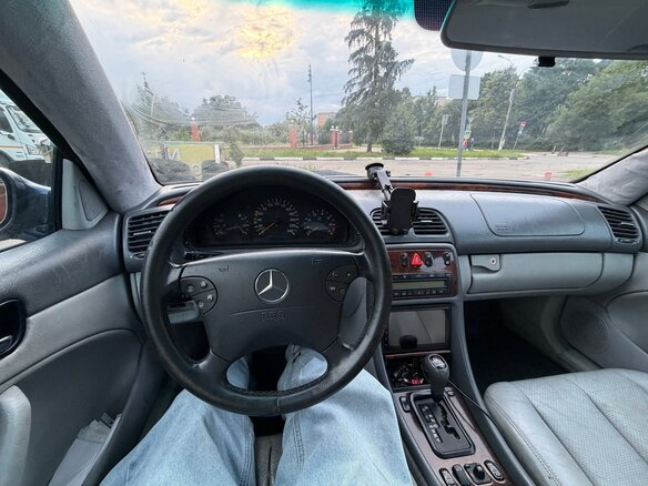 1997 Mercedes-Benz CLK-Класс 200 I (W208), синий, 475000 рублей - вид 8