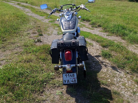 1997 Honda Shadow 400, синий, 285000 рублей - вид 6