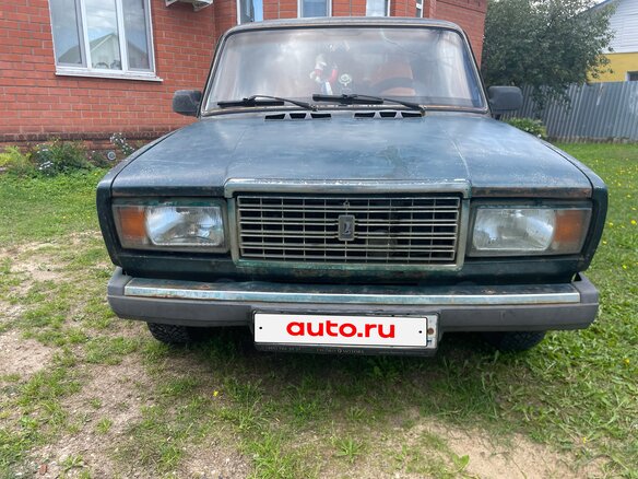 2010 Lada (ВАЗ) 2107, зелёный, 65000 рублей