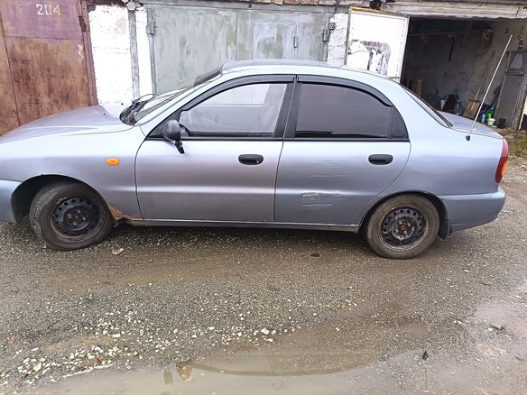 2007 Chevrolet Lanos I, серебристый, 100000 рублей - вид 2