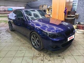 2007 BMW 5 серии 520d V (E60/E61) Рестайлинг, синий, 1100000 рублей, вид 1