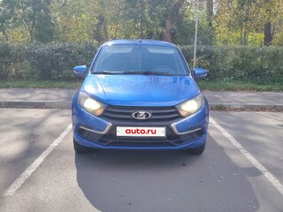 2018 Lada (ВАЗ) Granta I Рестайлинг, синий, 690000 рублей, вид 2