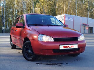 2006 Lada (ВАЗ) Kalina I, красный, 140000 рублей, вид 2