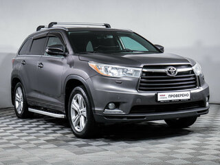 2014 Toyota Highlander III (XU50), серый, 2050000 рублей, вид 3
