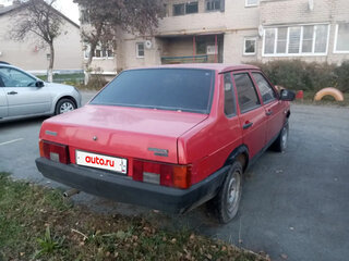 1998 Lada (ВАЗ) 21099, красный, 90000 рублей, вид 4